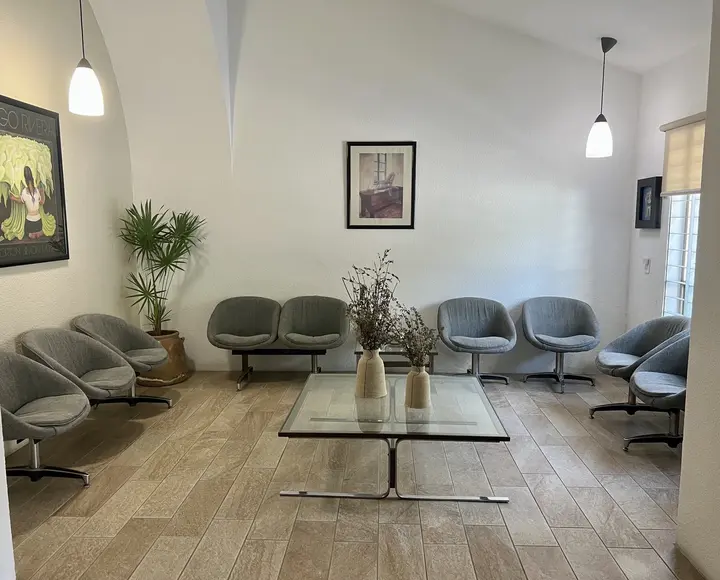 Sala de espera de Junco Odontología